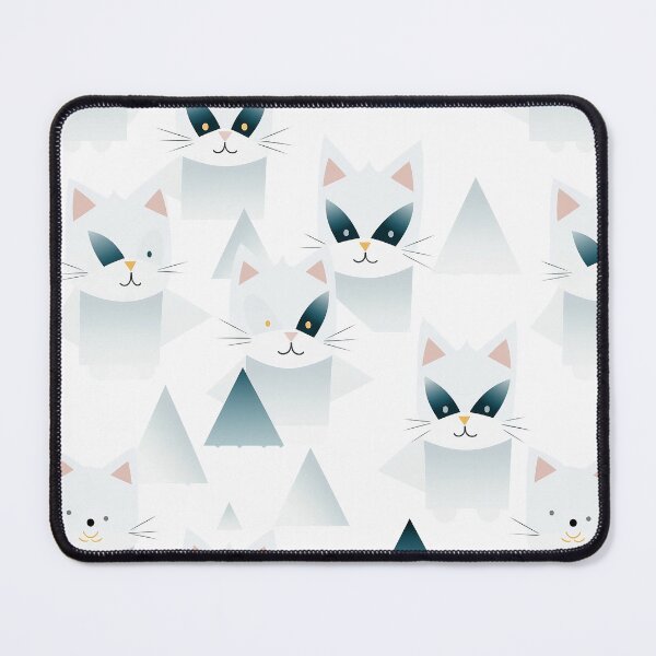 Item preview, Geometric cat pattern4, Seamless designed and sold by zerocrystal.