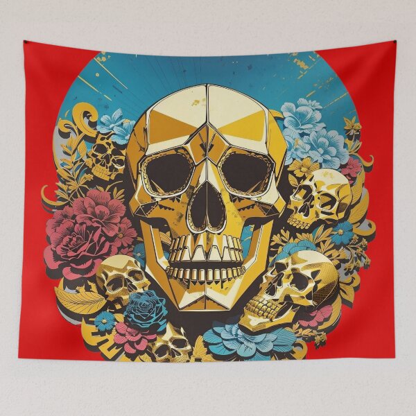Item preview, Skull Gold 3 designed and sold by ThanaDesign.