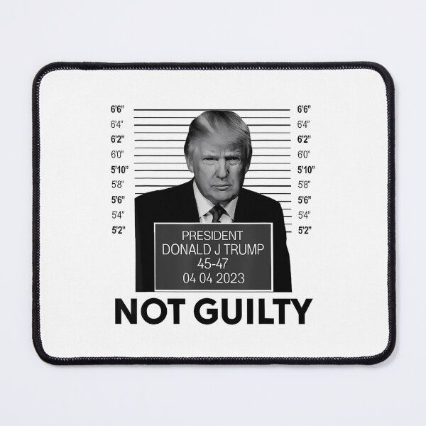 Item preview, Donald Trump Mugshot Not Guilty Trump designed and sold by ClothesRevolut.
