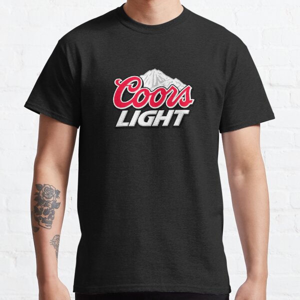 Coors Light Born In The Rockies Women's U-Neck Black T-Shirt