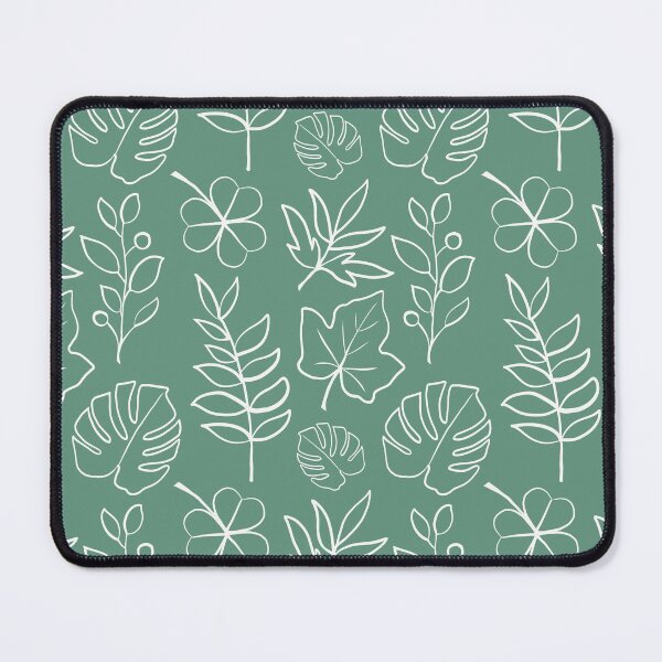 Item preview, leaf pattern with green background designed and sold by AnaTZ.