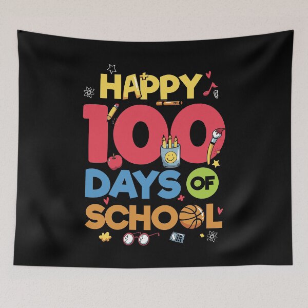 Item preview, Happy 100 Days of School for Teacher or Child designed and sold by newstartdesign.