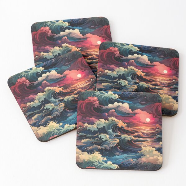 Item preview, Stormy sea at sunset designed and sold by enipra.