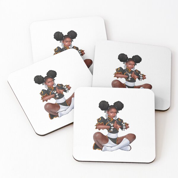 Item preview, Chun Bunz Player 2 Black designed and sold by Blerdacious Content.