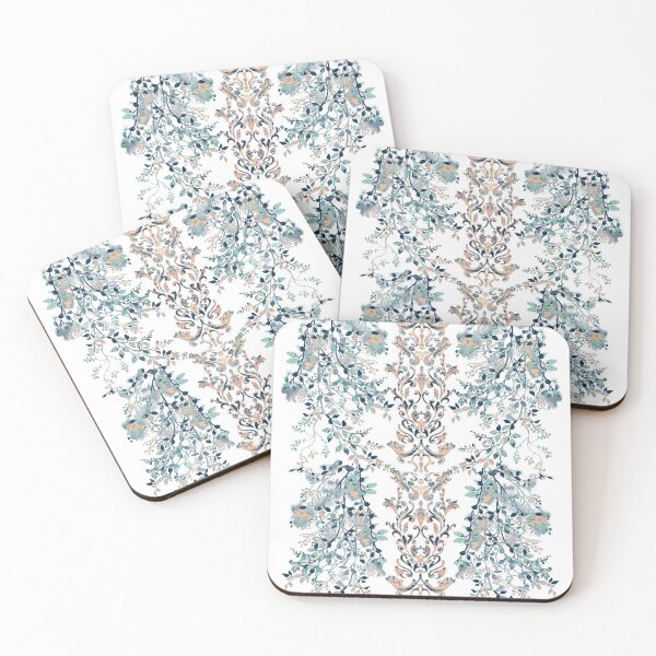 Item preview, leaves, tropical, summer print, swimwear pattern, watercolors, center,  designed and sold by mintdiamond21.