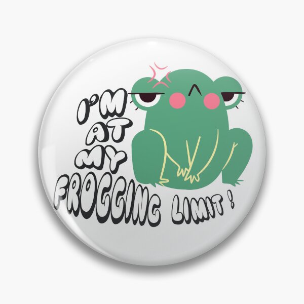 Item preview, I'm at my frogging limit designed and sold by PellSilversmith.