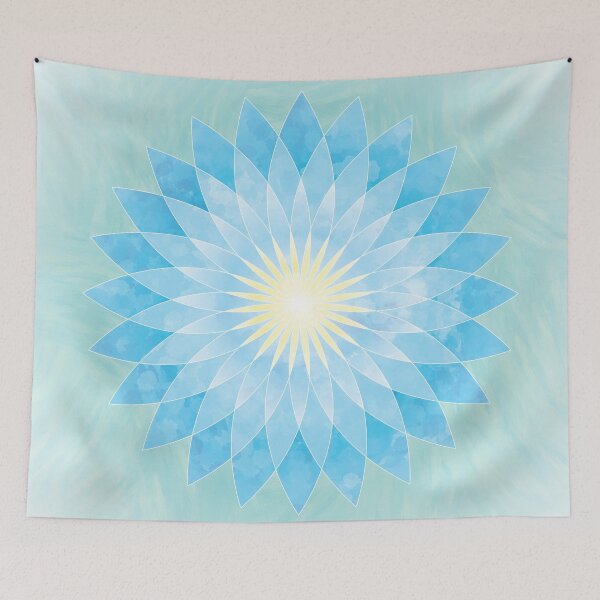 Artikelvorschau, Lotusblumen-Mandala entworfen und verkauft von Daniel Bevis Design.