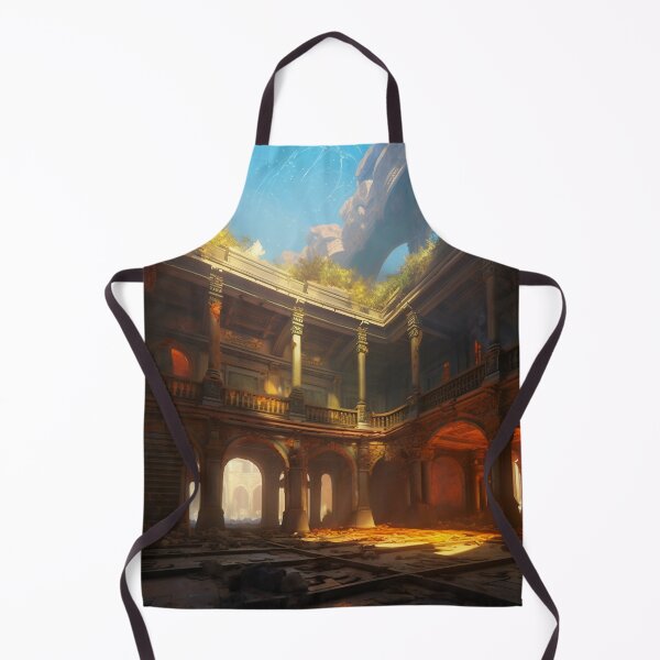Item preview, Ancient Building Illuminated by Digital Twilight designed and sold by oanaunciuleanu.