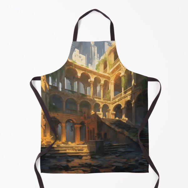 Item preview, Ancient Building Illuminated by Digital Twilight designed and sold by oanaunciuleanu.