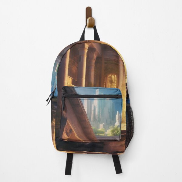 Item preview, Ancient Building Illuminated by Digital Twilight designed and sold by oanaunciuleanu.