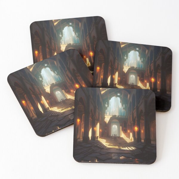 Item preview, Ancient Building Illuminated by Digital Twilight designed and sold by oanaunciuleanu.