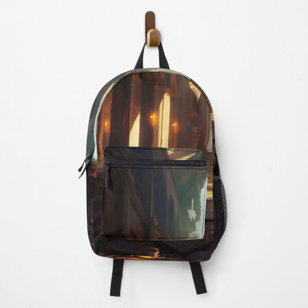 Item preview, Ancient Building Illuminated by Digital Twilight designed and sold by oanaunciuleanu.