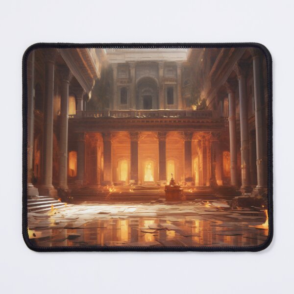 Item preview, Ancient Building Illuminated by Digital Twilight designed and sold by oanaunciuleanu.