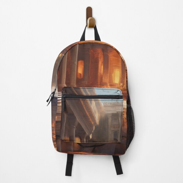Item preview, Ancient Building Illuminated by Digital Twilight designed and sold by oanaunciuleanu.