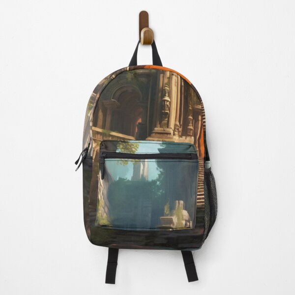 Item preview, Ancient Building Illuminated by Digital Twilight designed and sold by oanaunciuleanu.