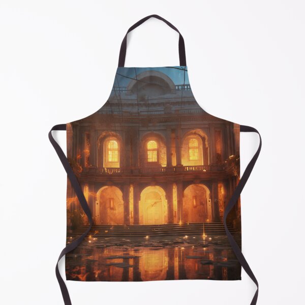 Item preview, Ancient Building Illuminated by Digital Twilight designed and sold by oanaunciuleanu.