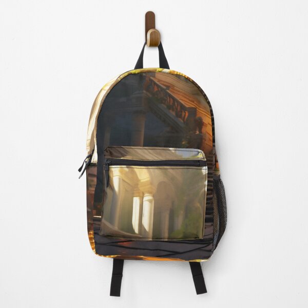 Item preview, Ancient Building Illuminated by Digital Twilight designed and sold by oanaunciuleanu.