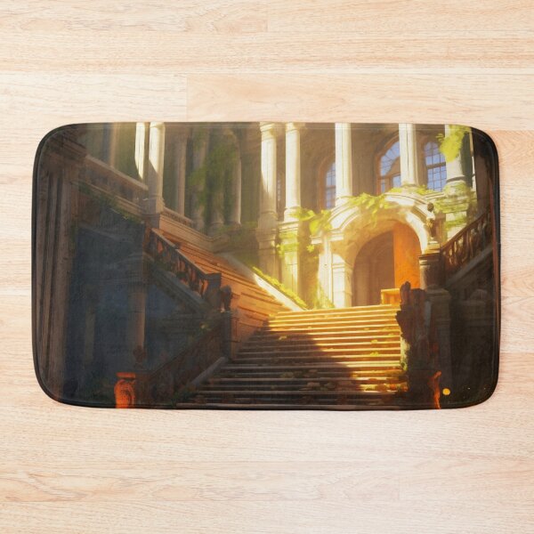 Item preview, Ancient Building Illuminated by Digital Twilight designed and sold by oanaunciuleanu.