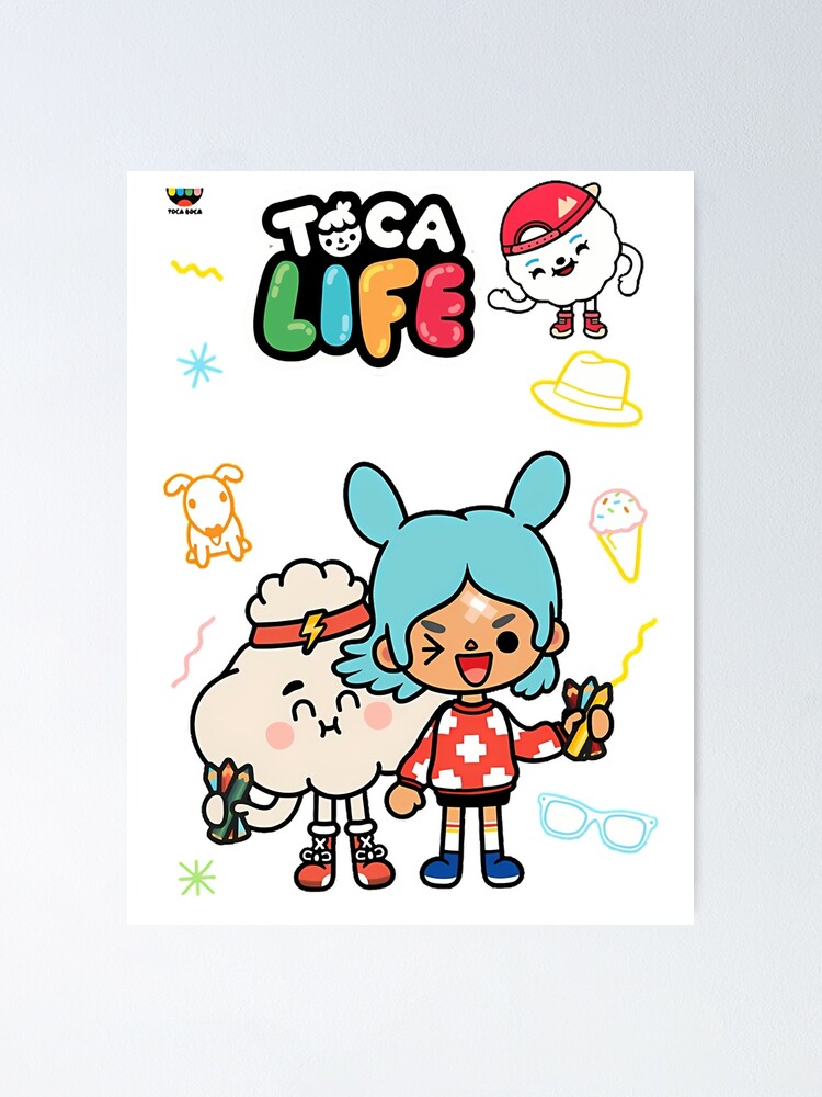 Toca Boca - Toca Boca /TOCA LIFE/ TOCA BOCA WORLD . Characters Poster for  Sale by Mycutedesings-1