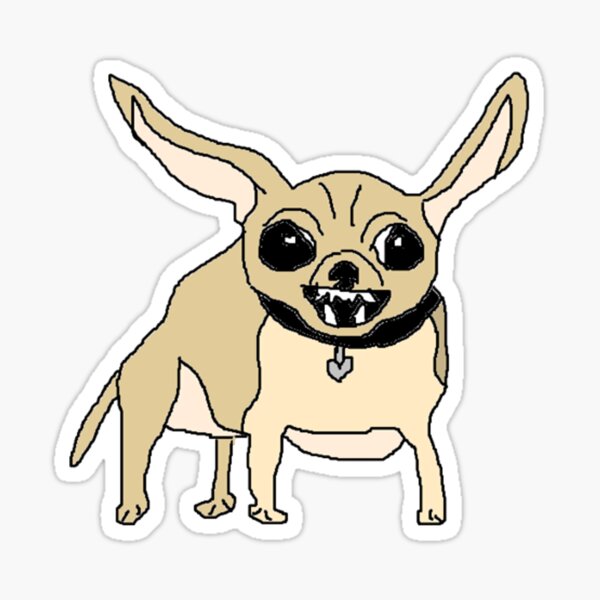 Item preview, badly drawn chihuahua  designed and sold by wormyart.