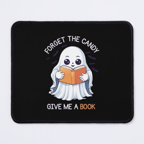 Item preview, Funny Kawaii Halloween Ghost - Forget the Candy, Give Me a Book designed and sold by Ridaelb.