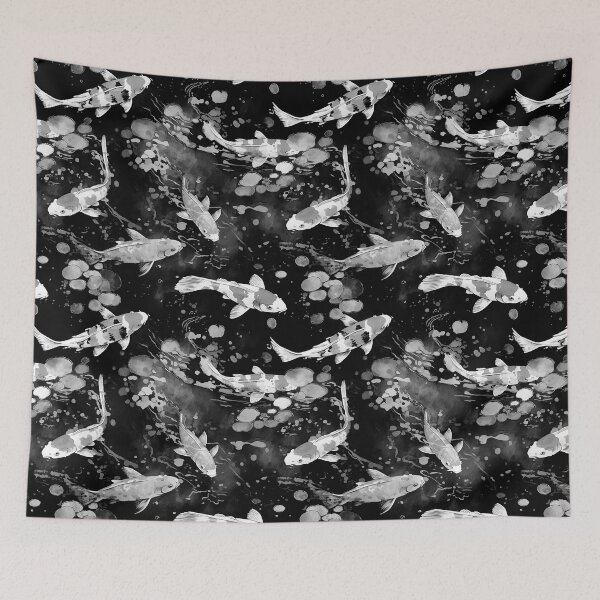 Item preview, Koi Pond, Illustration designed and sold by Alicia Amber.