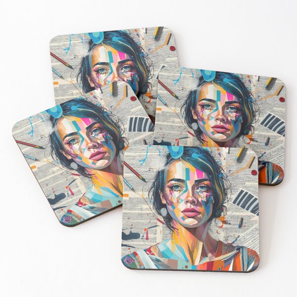 Item preview, Art Women Symbol vector, stickers, painting style designed and sold by sfwArt.