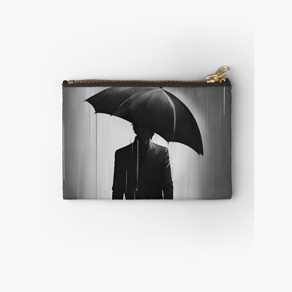 Aperçu de l'œuvre Solitude sous la pluie : un portrait d’émotion créée et vendue par justomi.