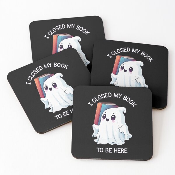 Item preview, Cute Halloween Ghost - I Closed My Book to Be Here designed and sold by Ridaelb.