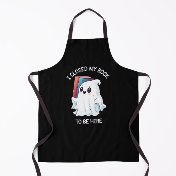 Item preview, Cute Halloween Ghost - I Closed My Book to Be Here designed and sold by Ridaelb.