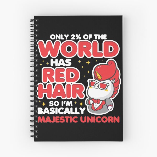 Item preview, 2 Percent of the World Has Red Hair Majestic Unicorn Redhead designed and sold by newstartdesign.