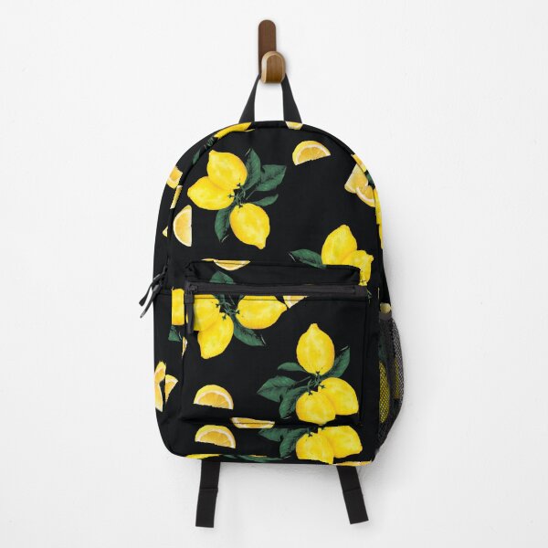Item preview, lemon, leaves, tropical, summer print, swimwear pattern, watercolors, yellow designed and sold by mintdiamond21.