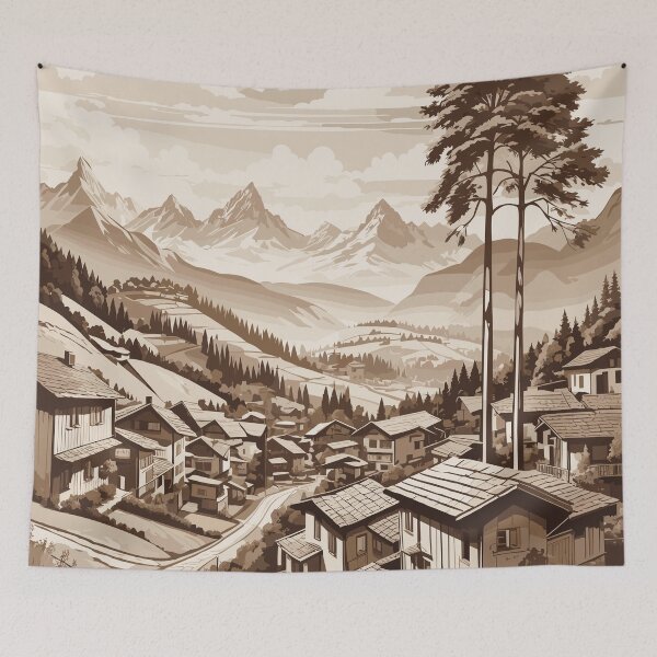 Item preview, Village in the valley designed and sold by Spirit of Siam.