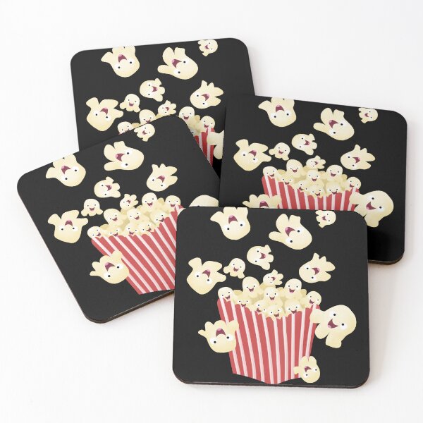 Item preview, Cute happy jumping popcorn cartoon for kids. designed and sold by FrogFactory.