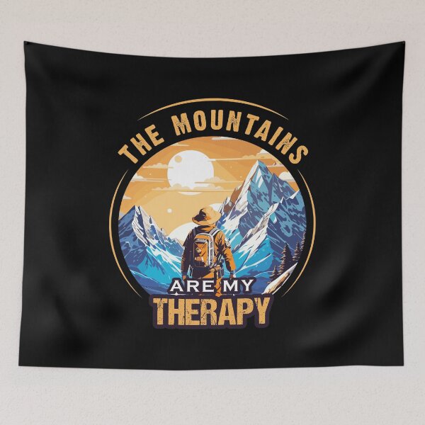 Item preview, Mountain Therapy View - Find Peace and Serenity in Nature designed and sold by BNCH44.
