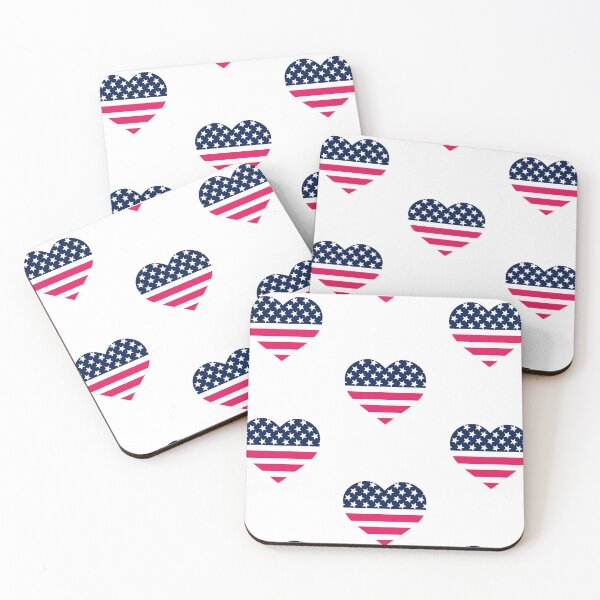 Item preview, heart, center, tie-dye, America flag, USA, red, blue, red, blue designed and sold by mintdiamond21.