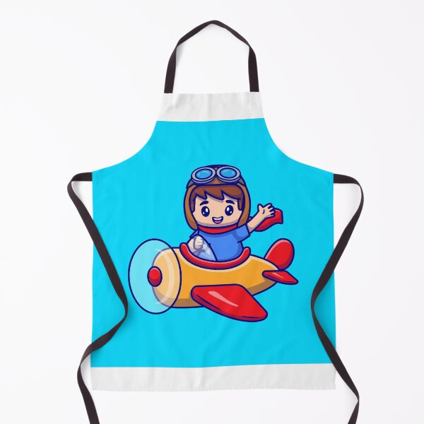 Item preview, Young Aviator's Adventure: Boy Flying a Cartoon Plane designed and sold by hjian8219.