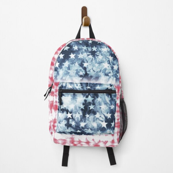 Item preview, star, center, tie-dye, America flag, USA, red, blue, red, blue designed and sold by mintdiamond21.