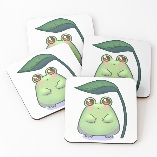 Item preview, Froggy with leaf designed and sold by sdtnip.