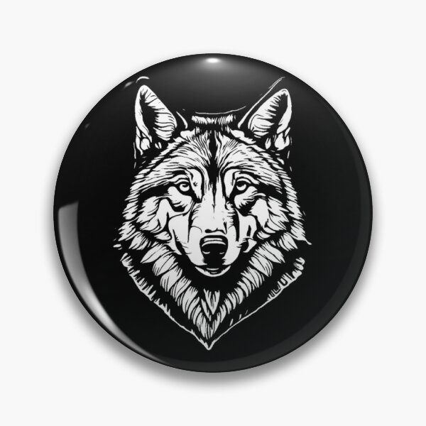 Artikelvorschau, Weiße Wolfskopfskizze entworfen und verkauft von FlowerandDesing.