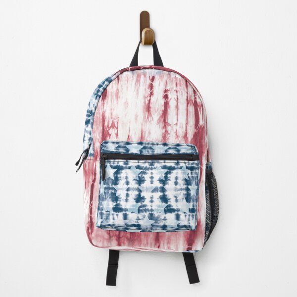 Item preview, star, center, tie-dye, America flag, USA, red, blue, red, blue designed and sold by mintdiamond21.