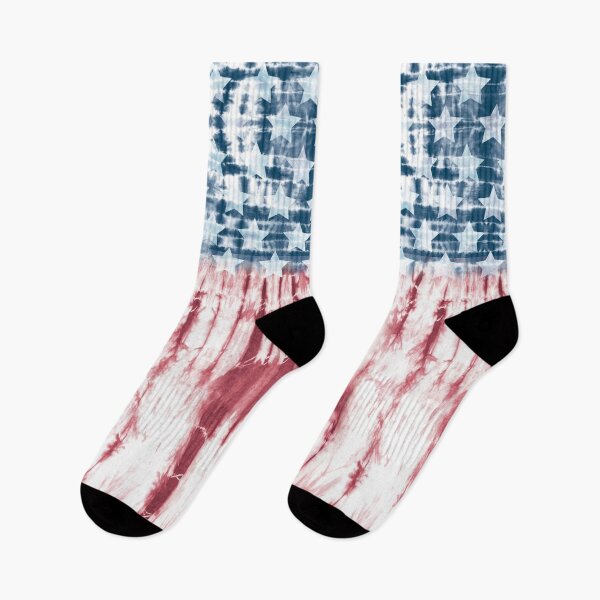 Item preview, star, center, tie-dye, America flag, USA, red, blue, red, blue designed and sold by mintdiamond21.