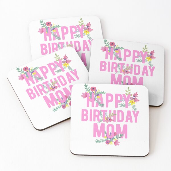 Item preview, Happy Birthday Mom Floral designed and sold by Zentropik.