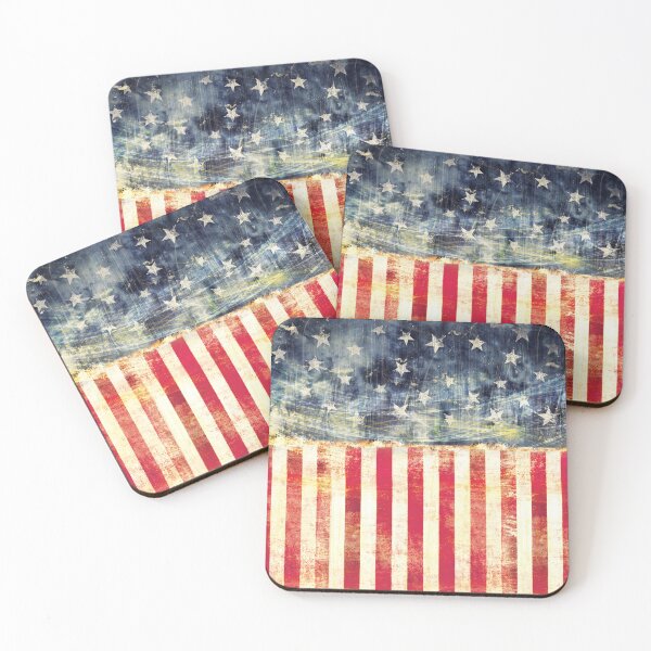 Item preview, star, center, tie-dye, America flag, USA, red, blue, red, blue designed and sold by mintdiamond21.