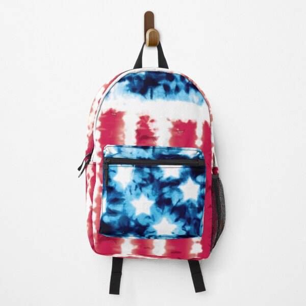 Item preview, star, center, tie-dye, America flag, USA, red, blue, red, blue designed and sold by mintdiamond21.