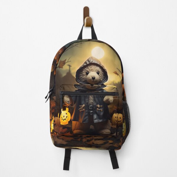 Item preview, Halloween teddy bear in the forest designed and sold by MugManiaMalta.