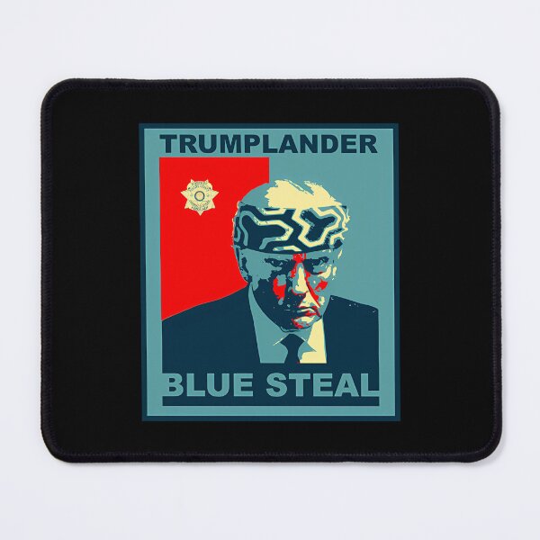 Item preview, Donald Trump Mugshot - Trumplander Blue Steal designed and sold by AshtonYorkClos.