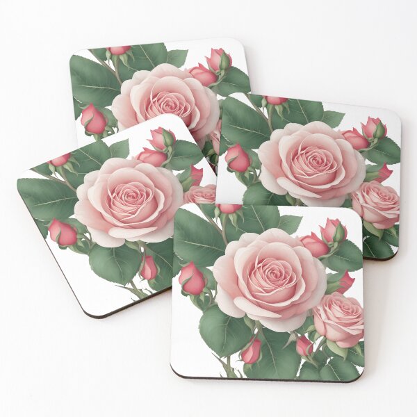 Item preview, Blossom Pink Rose Flower designed and sold by NidADesign.