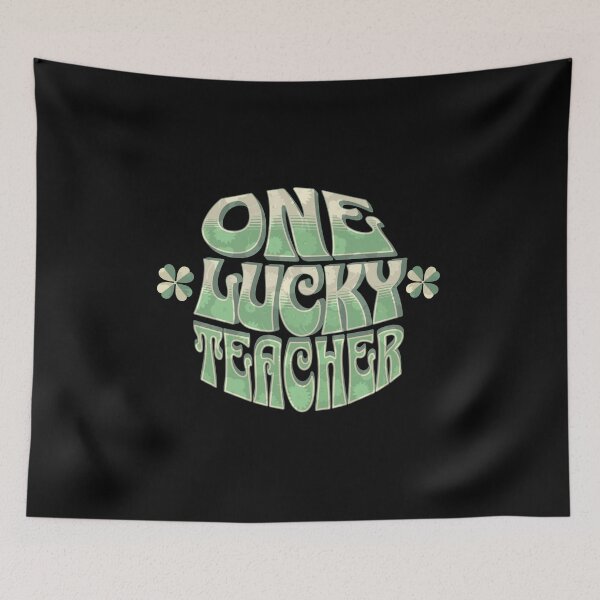 Item preview, One Lucky Teacher | St Patricks Day | Irish | Green Teacher designed and sold by ShoniwDesigns.