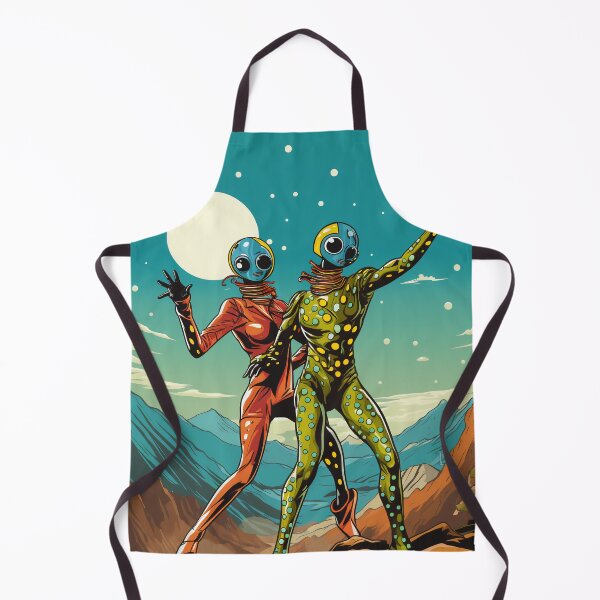 Item preview, Pop art aliens dancing designed and sold by Rebelka.